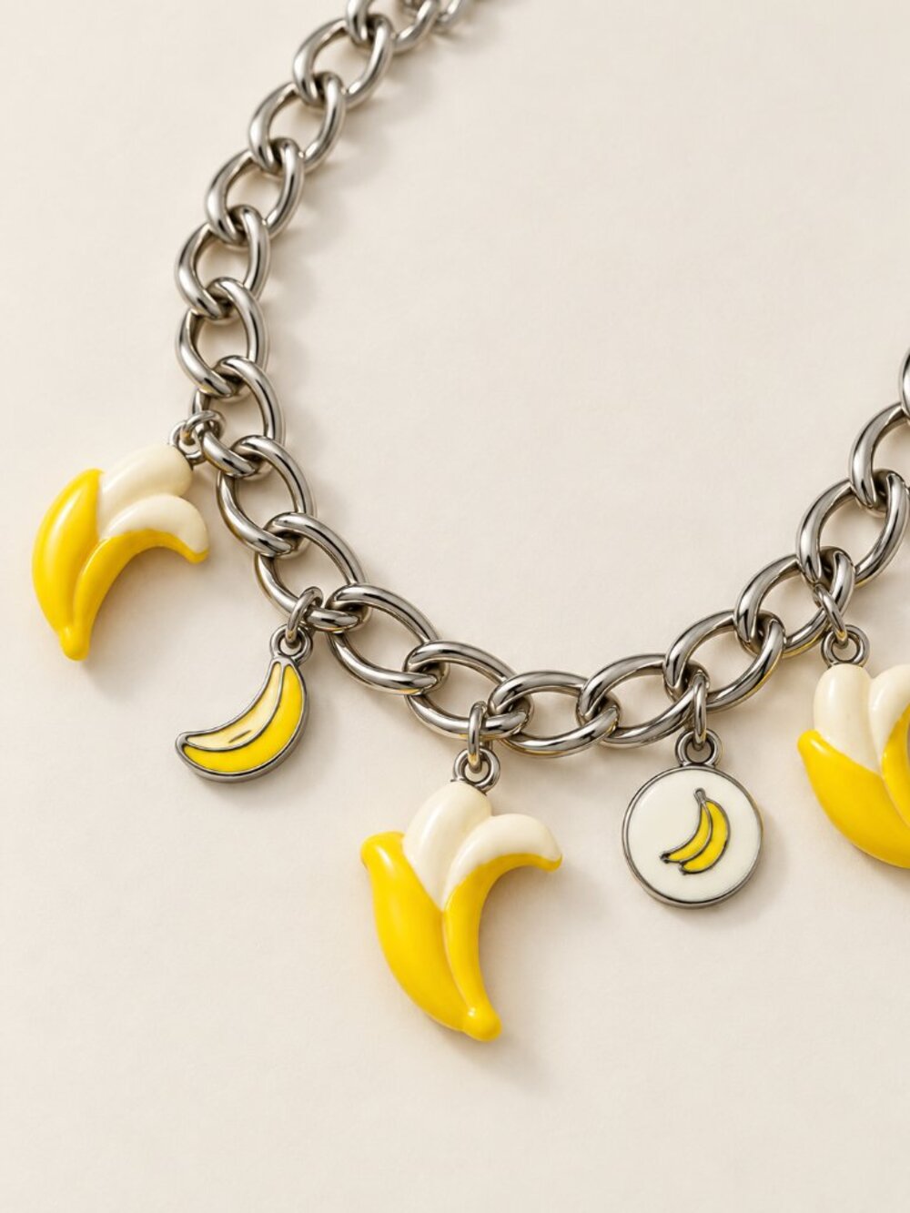 Sh*t is Bananas Charm Necklace (Jewelry Bag Included)